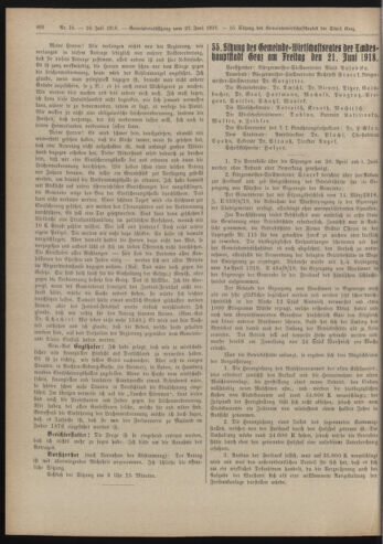 Amtsblatt der landesfürstlichen Hauptstadt Graz 19180710 Seite: 28