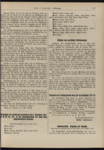 Amtsblatt der landesfürstlichen Hauptstadt Graz 19180731 Seite: 5