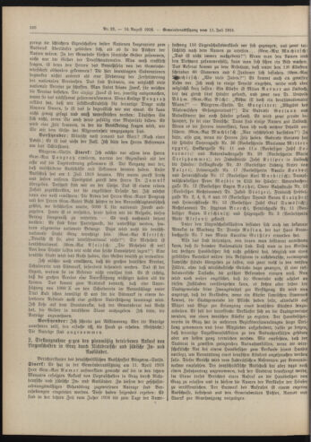 Amtsblatt der landesfürstlichen Hauptstadt Graz 19180810 Seite: 20