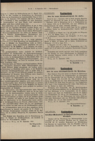 Amtsblatt der landesfürstlichen Hauptstadt Graz 19180930 Seite: 7