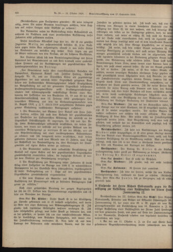 Amtsblatt der landesfürstlichen Hauptstadt Graz 19181010 Seite: 20