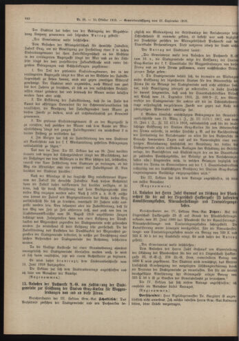 Amtsblatt der landesfürstlichen Hauptstadt Graz 19181010 Seite: 22