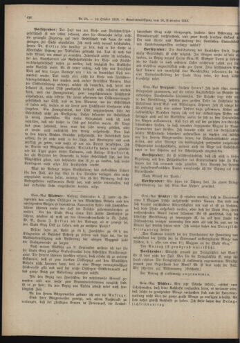 Amtsblatt der landesfürstlichen Hauptstadt Graz 19181010 Seite: 6