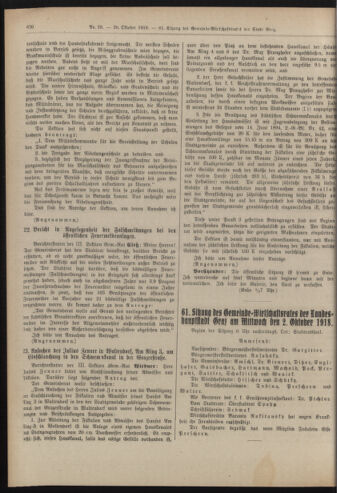 Amtsblatt der landesfürstlichen Hauptstadt Graz 19181020 Seite: 18