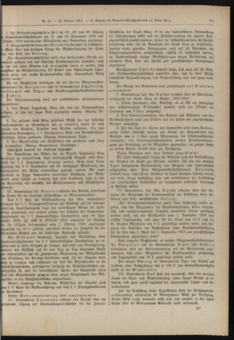 Amtsblatt der landesfürstlichen Hauptstadt Graz 19181020 Seite: 19