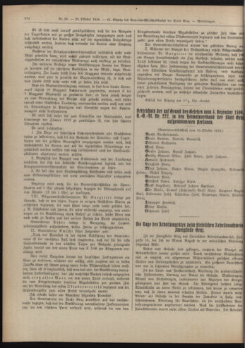 Amtsblatt der landesfürstlichen Hauptstadt Graz 19181020 Seite: 20