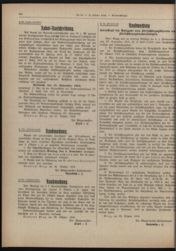 Amtsblatt der landesfürstlichen Hauptstadt Graz 19181031 Seite: 4