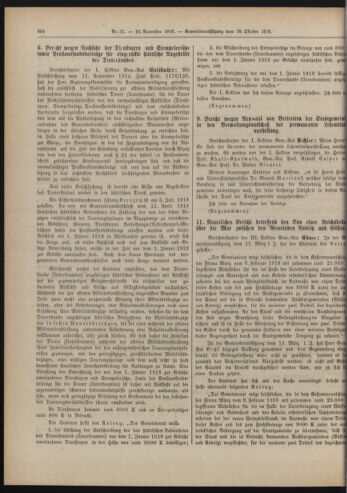 Amtsblatt der landesfürstlichen Hauptstadt Graz 19181110 Seite: 10