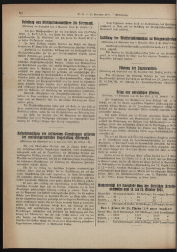 Amtsblatt der landesfürstlichen Hauptstadt Graz 19181120 Seite: 6