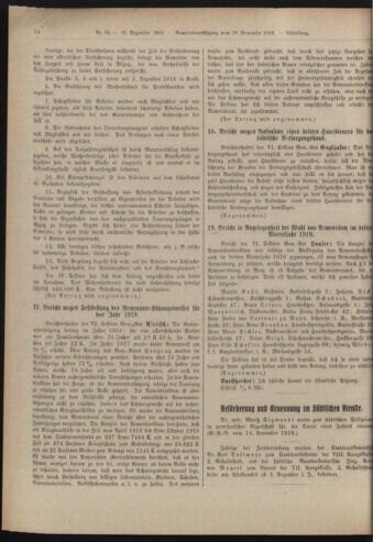 Amtsblatt der landesfürstlichen Hauptstadt Graz 19181210 Seite: 16