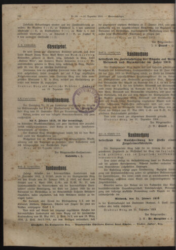 Amtsblatt der landesfürstlichen Hauptstadt Graz 19181231 Seite: 28