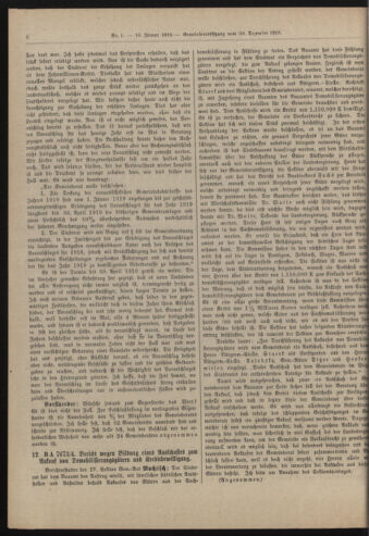 Amtsblatt der landesfürstlichen Hauptstadt Graz 19190110 Seite: 10