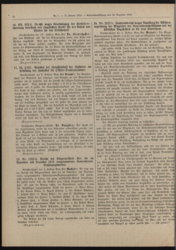 Amtsblatt der landesfürstlichen Hauptstadt Graz 19190110 Seite: 12