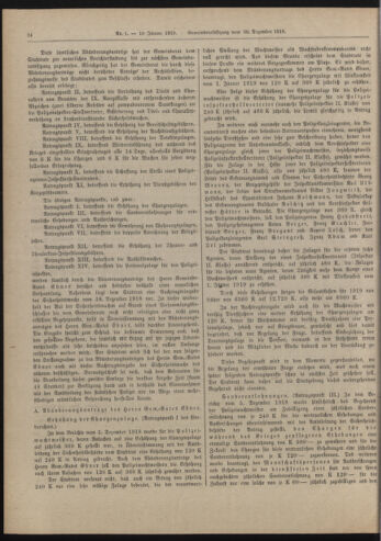 Amtsblatt der landesfürstlichen Hauptstadt Graz 19190110 Seite: 14