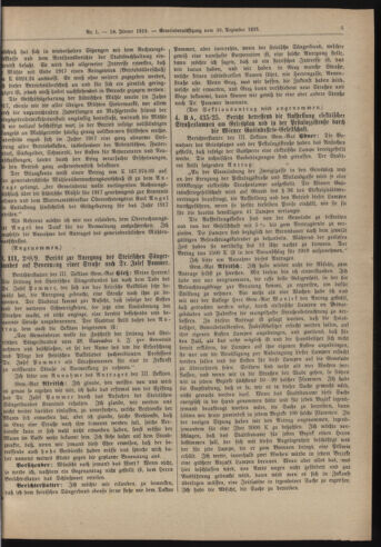 Amtsblatt der landesfürstlichen Hauptstadt Graz 19190110 Seite: 5