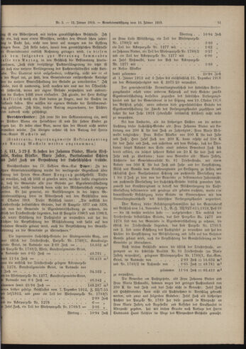 Amtsblatt der landesfürstlichen Hauptstadt Graz 19190131 Seite: 7