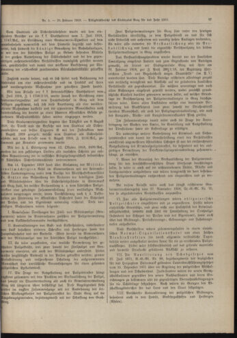 Amtsblatt der landesfürstlichen Hauptstadt Graz 19190220 Seite: 5