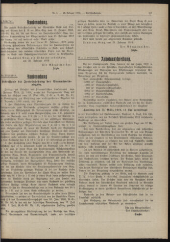 Amtsblatt der landesfürstlichen Hauptstadt Graz 19190228 Seite: 13