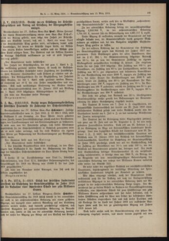 Amtsblatt der landesfürstlichen Hauptstadt Graz 19190331 Seite: 19