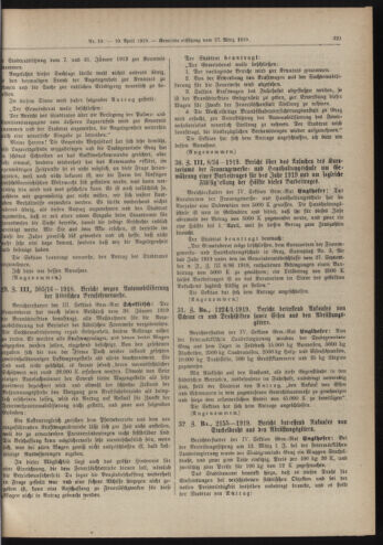 Amtsblatt der landesfürstlichen Hauptstadt Graz 19190410 Seite: 21