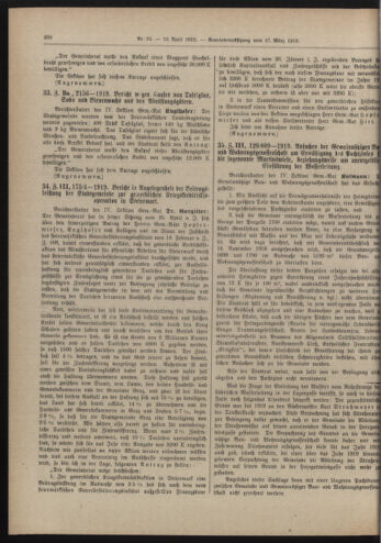 Amtsblatt der landesfürstlichen Hauptstadt Graz 19190410 Seite: 22