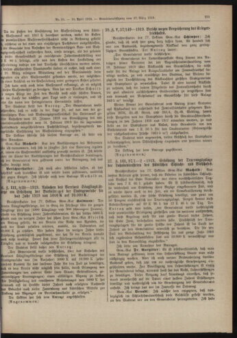 Amtsblatt der landesfürstlichen Hauptstadt Graz 19190410 Seite: 23