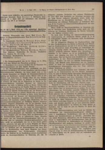 Amtsblatt der landesfürstlichen Hauptstadt Graz 19190410 Seite: 25