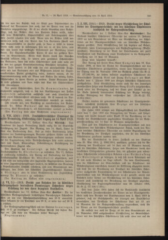 Amtsblatt der landesfürstlichen Hauptstadt Graz 19190420 Seite: 7