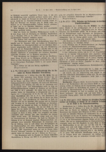 Amtsblatt der landesfürstlichen Hauptstadt Graz 19190420 Seite: 8