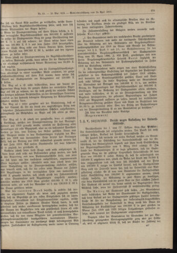 Amtsblatt der landesfürstlichen Hauptstadt Graz 19190510 Seite: 11