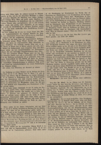 Amtsblatt der landesfürstlichen Hauptstadt Graz 19190510 Seite: 3