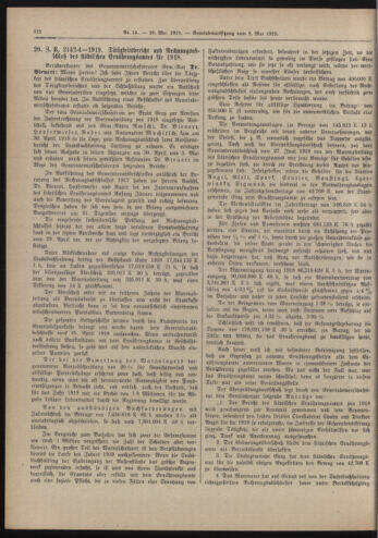 Amtsblatt der landesfürstlichen Hauptstadt Graz 19190520 Seite: 20