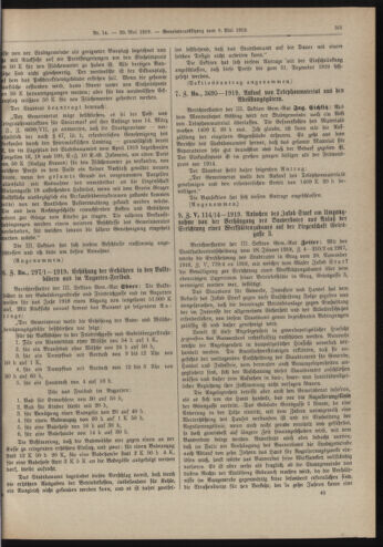 Amtsblatt der landesfürstlichen Hauptstadt Graz 19190520 Seite: 9