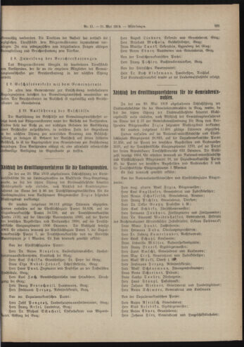 Amtsblatt der landesfürstlichen Hauptstadt Graz 19190531 Seite: 5