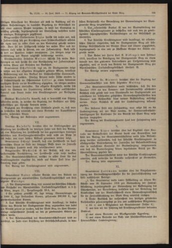 Amtsblatt der landesfürstlichen Hauptstadt Graz 19190630 Seite: 29