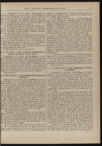 Amtsblatt der landesfürstlichen Hauptstadt Graz 19190720 Seite: 19