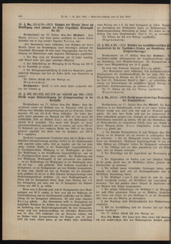 Amtsblatt der landesfürstlichen Hauptstadt Graz 19190731 Seite: 10