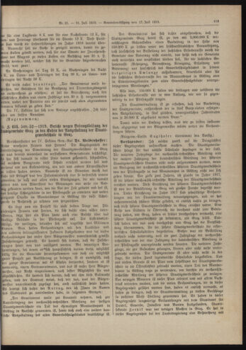 Amtsblatt der landesfürstlichen Hauptstadt Graz 19190731 Seite: 15