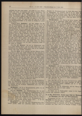 Amtsblatt der landesfürstlichen Hauptstadt Graz 19190731 Seite: 22