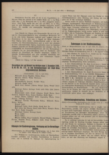 Amtsblatt der landesfürstlichen Hauptstadt Graz 19190731 Seite: 28