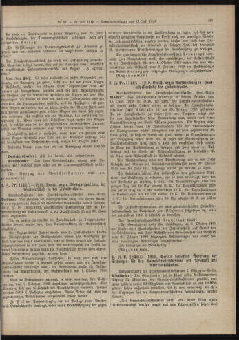 Amtsblatt der landesfürstlichen Hauptstadt Graz 19190731 Seite: 7