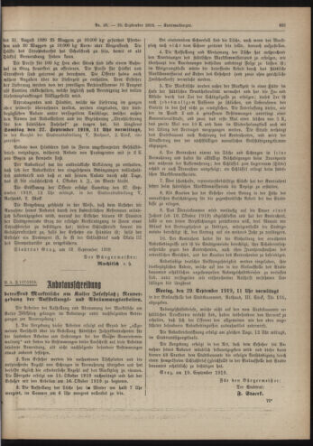 Amtsblatt der landesfürstlichen Hauptstadt Graz 19190920 Seite: 11