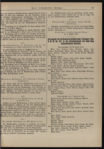 Amtsblatt der landesfürstlichen Hauptstadt Graz 19190920 Seite: 5