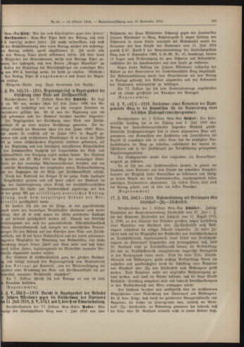 Amtsblatt der landesfürstlichen Hauptstadt Graz 19191010 Seite: 21