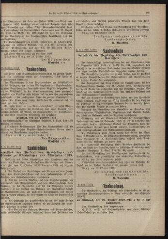 Amtsblatt der landesfürstlichen Hauptstadt Graz 19191020 Seite: 13