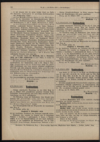 Amtsblatt der landesfürstlichen Hauptstadt Graz 19191020 Seite: 14