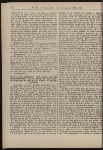 Amtsblatt der landesfürstlichen Hauptstadt Graz 19191120 Seite: 10