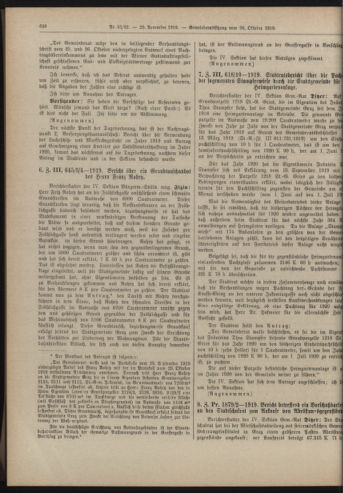 Amtsblatt der landesfürstlichen Hauptstadt Graz 19191120 Seite: 12