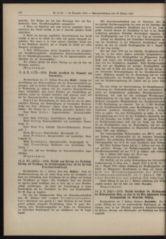 Amtsblatt der landesfürstlichen Hauptstadt Graz 19191120 Seite: 14