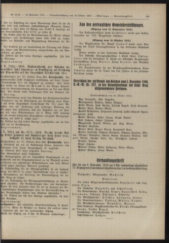 Amtsblatt der landesfürstlichen Hauptstadt Graz 19191120 Seite: 23